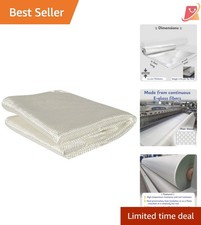 Fiberglass Cloth 6 Oz Woven Roving 50x12 Ft for Boat Auto Repair Pool Surfboard