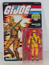 2026 Super7 ReAction G.I. Joe Tiger Force Snake Eyes Target - NEW sealed
