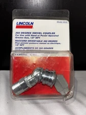 🔥Lincoln Industrial Adjustable 360 Degree Swivel Coupler 5848. Fast, Free Ship