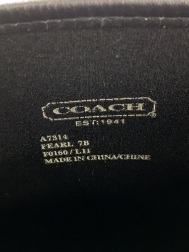 Coach Other Signature Rain Boot -- BLK Used - Picture 4 of 6