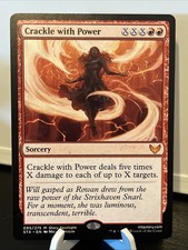 Crackle with Power #95 –Strixhaven: School of Mages (STX) – Mythic– Lightly Play