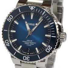 Oris Aquis Date Caliber 400 01 400 7763 4135-07 8 24 09PEB Blue Dial Men w/Box 2