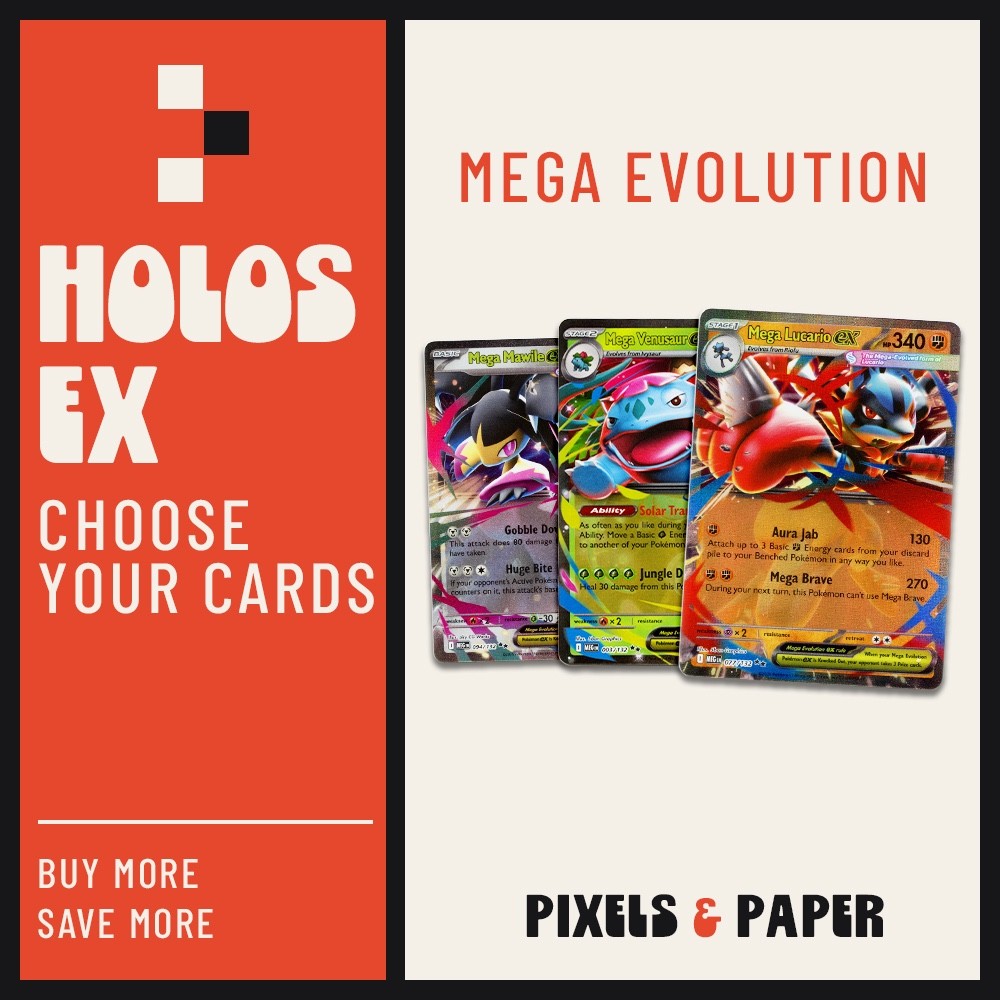 Pokemon Mega Evolution Base Set Holos, EX, Reverse Singles | CHOOSE YOUR CARD
