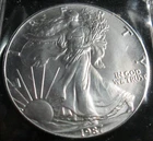 1987 Uncirculated American Eagle .999 Silver Dollar