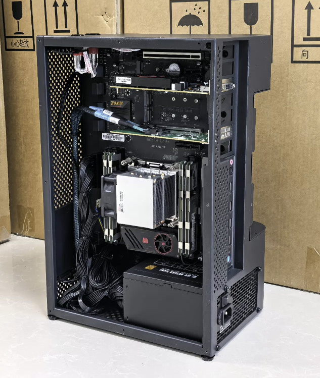 2X Nvidia Tesla V100 32Gb Nvlink Water Cooled X99 E5-2686V4 Ai Workstation Pc