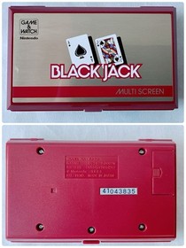 Rare Nintendo Game & Watch BLACK JACK BJ-60 Japan Version Tested Working