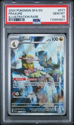 PSA 10 Fraxure #77 Pokemon Shrouded Fable