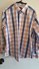 Alfani Slim Fit Stretch Mens Dress Shirt XL 17-17.5 34-35