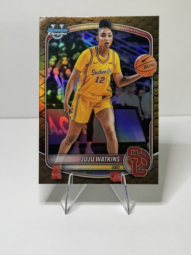 Juju Watkins 2025-26 Bowman Chrome U Reptilian Refractor USC