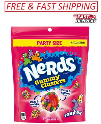 Nerds Gummy Clusters Party Size (32 Ounce) Free shipping