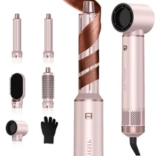 Hair Dryer 5-In-1 Brush with Hot Air Curling & Negative Ion Technology - Versati