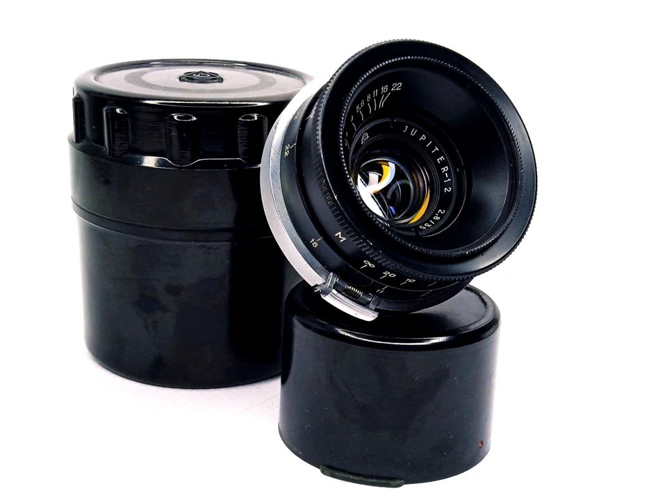 Lens Jupiter 12 f2.8 35mm ( Zeiss Biogon) Wide Angle Lens Kiev Contax RF Mount - Image 3 of 4