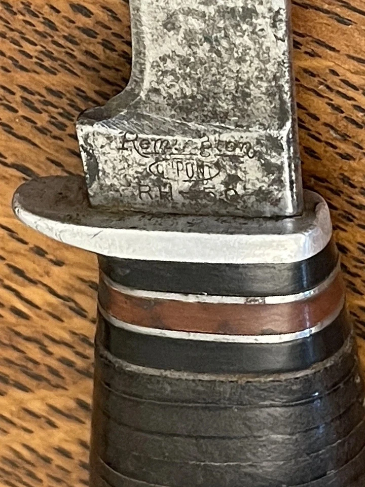 1960 FACA DE LÂMINA FIXA VINTAGE PAL REMINGTON UMC RH-50 EUA ESCOTEIROS DA AMÉRICA - Imagem 4 de 4