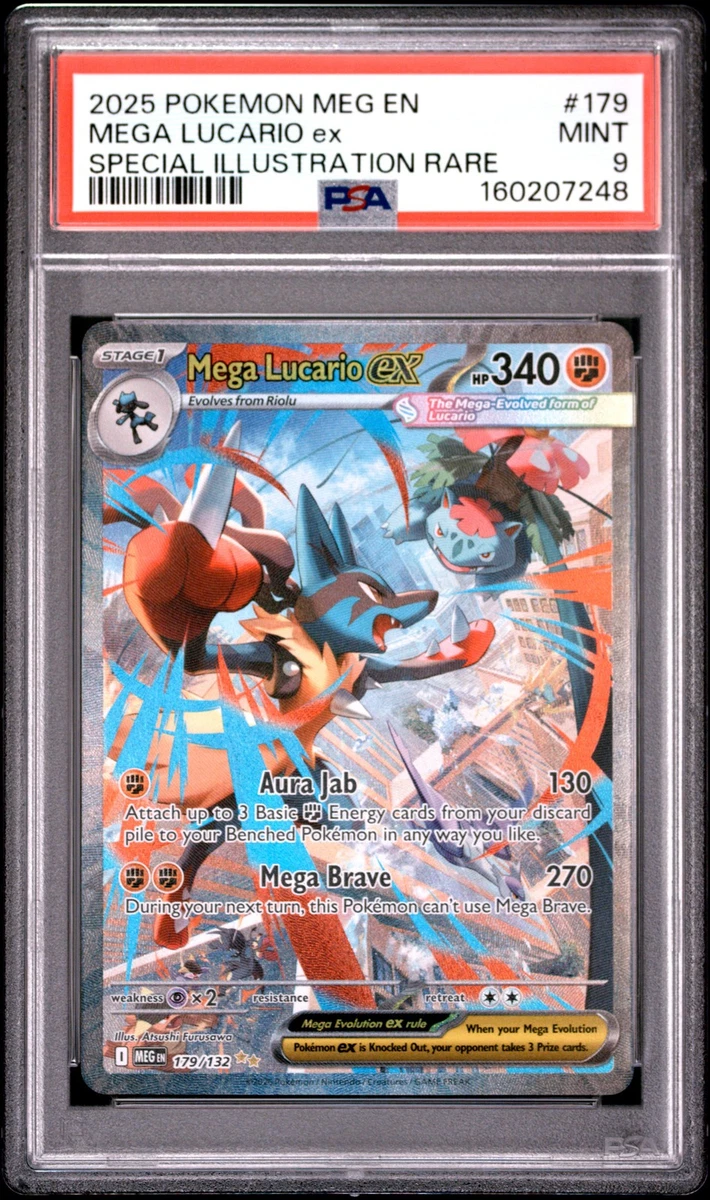 Lucario Pokémon TCG Professional Sports Authenticator (PSA