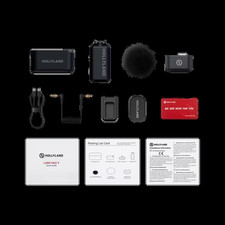 LARK MAX 2 Wireless Microphone Al Noise Cancellation Audio Monitoring 4 Transmit