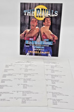 Oscar De La Hoya vs Genaro Hernandez Official Boxing Program SEP 1995  w/ bout