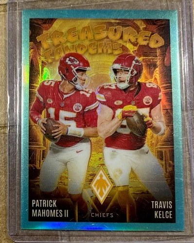 2024 Panini Phoenix Treasured Tandems Patrick Mahomes II Travis Kelce /40 SSP KC
