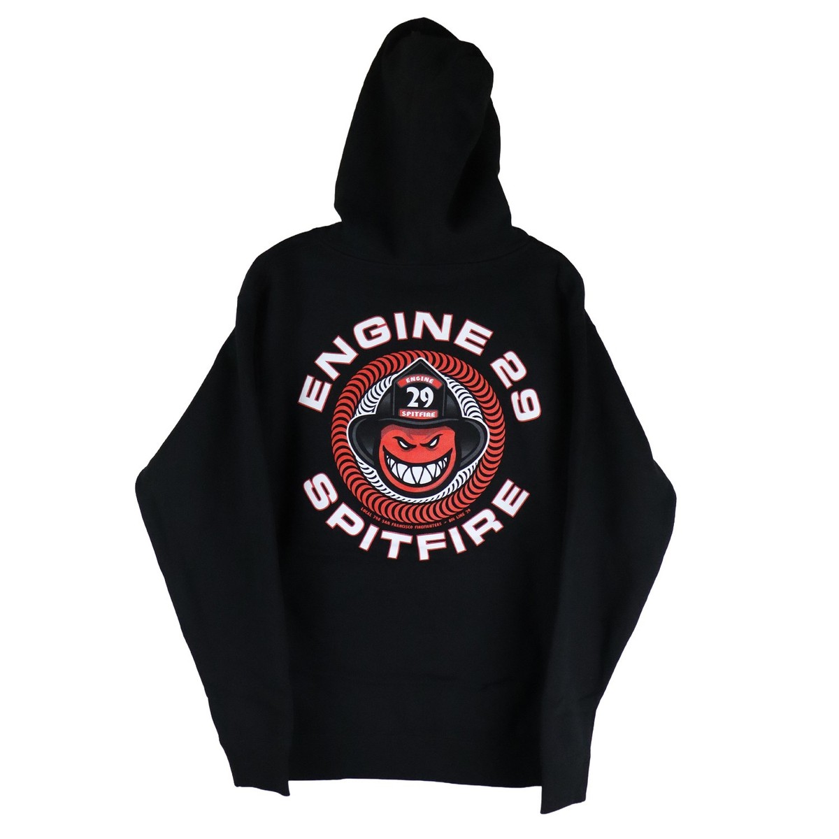 Spitfire Wheels Hoody Engine 29 Black | eBay