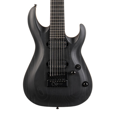 Cort KX707 EverTune 7-String Electric Guitar - Open Pore Black
