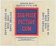 1940 Goudey Surprise Sur-Prise Picture Gum Trading Card Wax Wrapper  TOUGH!