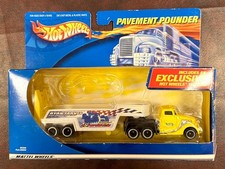Hot Wheels 2001 Pavement Pounder Yellow Blown Truck