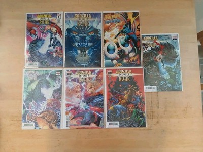 Godzilla Infinity Roar Lot Of 7 - Marvel Comics 2026 - Complete Set