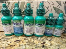 Refresh Tears, Lubricant Eye Drops, 6 Bottles 4x15 ml, 2x5 ml EXP 2027
