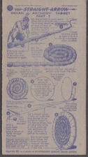 Nabisco Straight Arrow Book 2 #32 Indian Archery Target Part I 1950