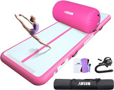 Inflatable Air Gymnastics Mat 10Ft/13Ft/16Ft/20Ft/23Ft Training Mat 4/8 Inches T