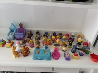 Fisher Price Little People Lot Of 50 Princesses animals wheelies floats