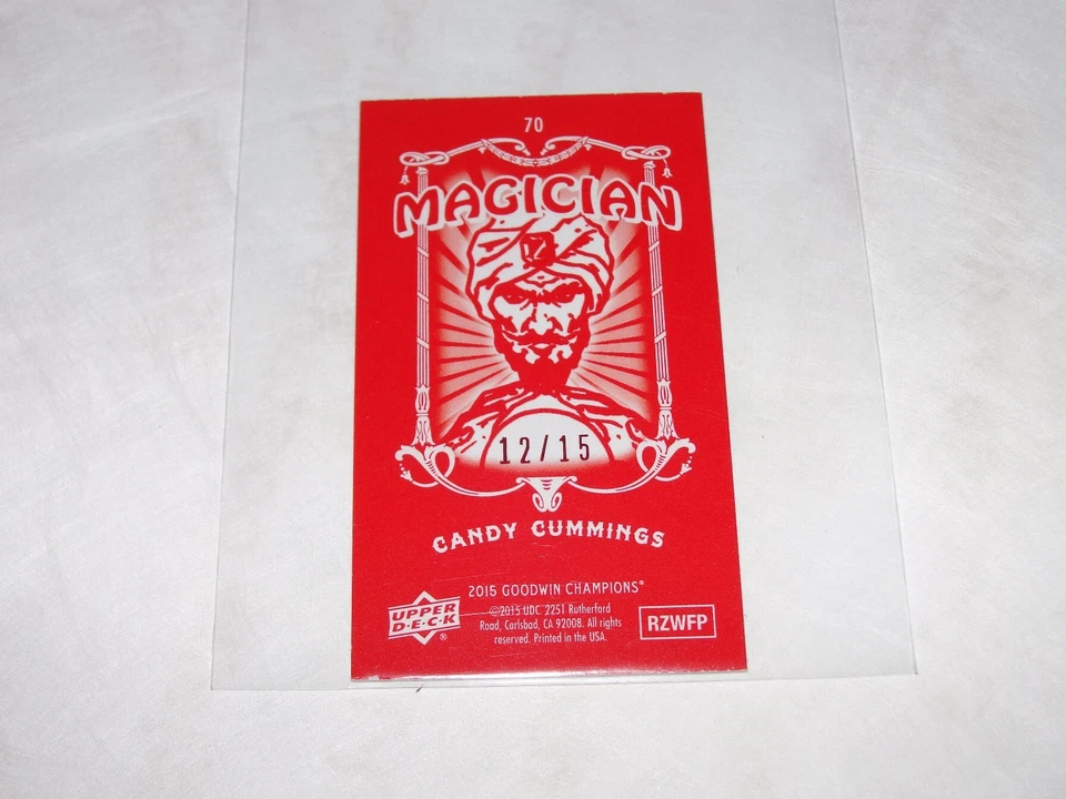 2015 Goodwin Champions CANDY CUMMINGS #70 Leather Magician Mini/15 EXCELSIORS - Image 2 of 2