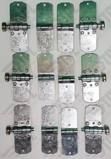 18 Piece Todco Style Hinge 1"Roller Kit - Roll up Truck Door 2 Panel Replacement