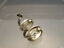 Miniaturansicht 4  - ovaler Ohrschmuck Ohrclips 835 Silber leicht vergoldet Perlmut Markasit 7 g