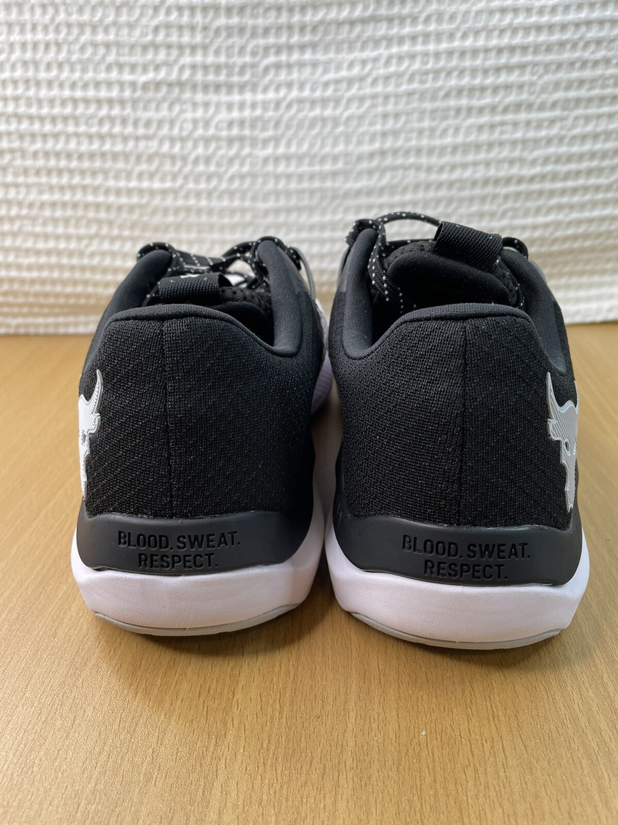 Size 8.5 - Under Armour Project Rock BSR 2 White Black for sale