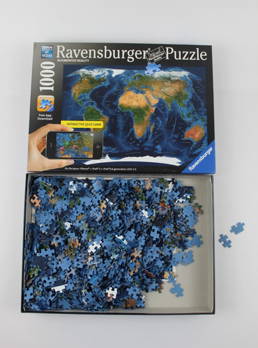Puzzle Realidad Aumentada Mapa del Mundo Satelital Interactive Quiz Game, Ravensburger - Imagen 4 de 4