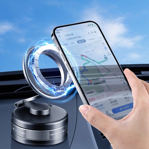 Support Téléphone Magnétique 360 Aspirateur Support Ventouse Support Voiture Pliable Support Voiture - Photo 15 sur 20