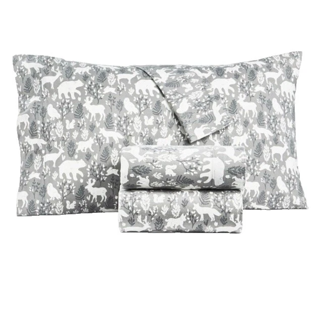 Estampado Animal Franela Martha Stewart sábanas