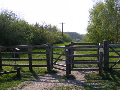 Foto 6x4 Der Beginn der Pound Farm Wege Cransford Off Low Road c2011