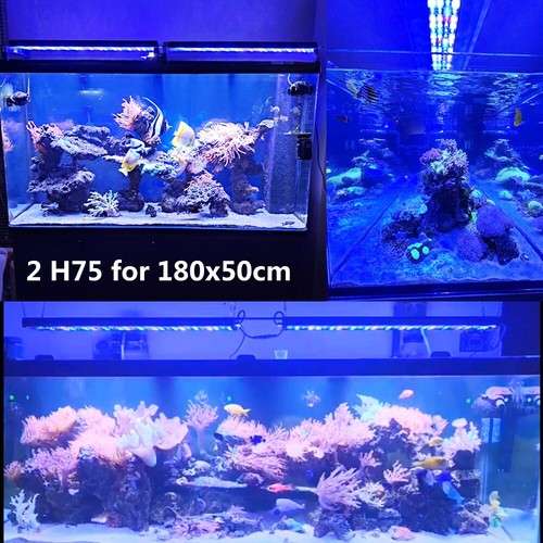 PopBloom WiFi Aquarium LED Marine Lighting Full Spectrum Marine Coral Reef Tank - Picture 13 of 21