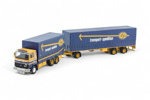 TEKNO 85010 FORD TRANSCONTINENTAL CAMIÓN Y REMOLQUE 3 EJE " ASG " ( SUECIA ) - Imagen 2 de 5