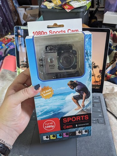 Camera 1080P 12MP Sports Cam Full HD 2.0 Inch Action Cam 30m Waterproof. - Picture 8 of 11