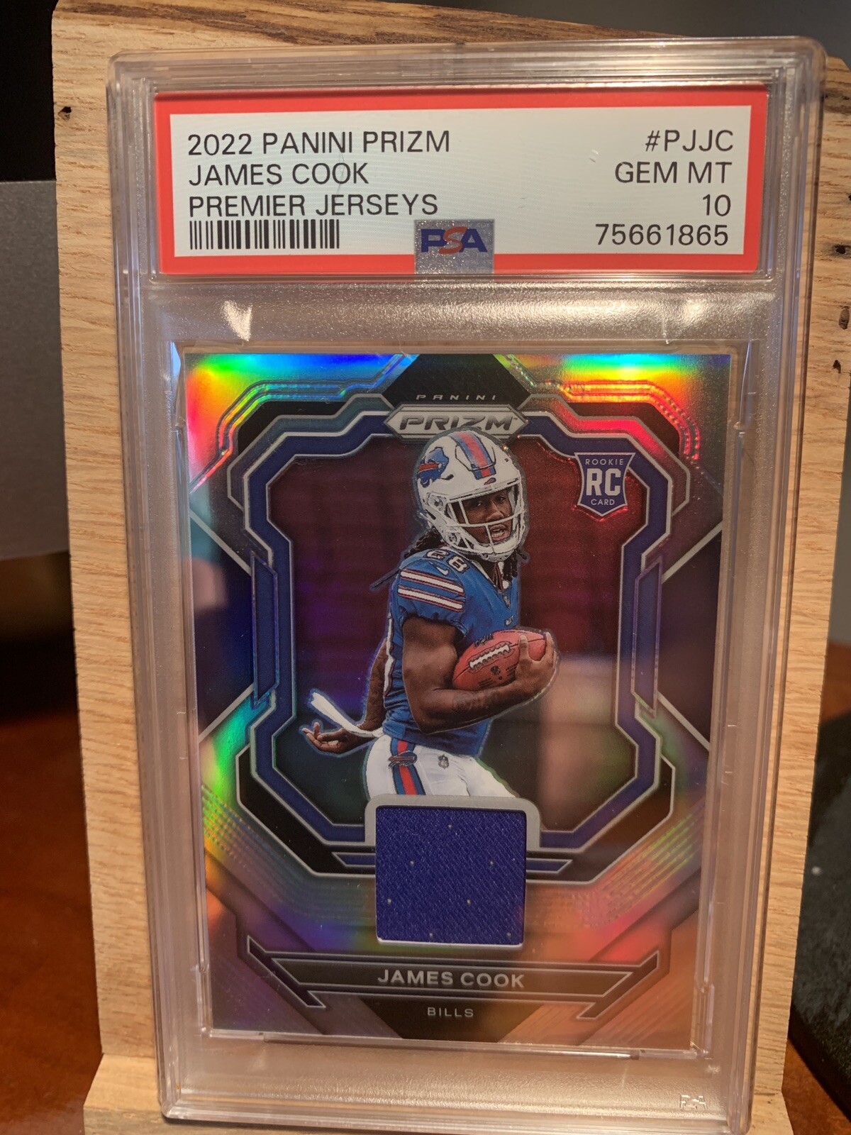 James Cook Panini Prizm Premier Jerseys #PJJC Base