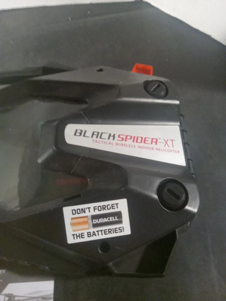 Black Spider-XT Tactical Wireless Helicopter Remote Control Blue (Parts Only) - Image 3 of 4