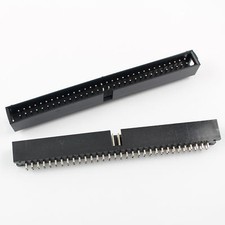 10Pcs 2.54mm 2x32 Pin 64 Pin Straight Male Shrouded Box Header PCB IDC Connector