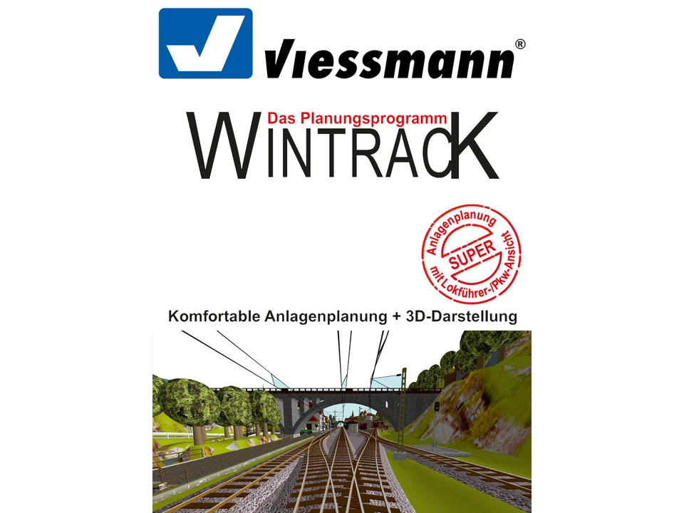 Viessmann 1006 - WINTRACK 17.0 Vollversion mit 3D inkl. Handbuch - Spur N - NEU