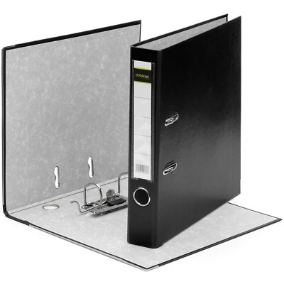 MIDORI © 1 x Ordner A4 5 cm PP Papier Schwarz Aktenordner Briefordner Schmal