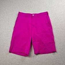 Walter Hagen Shorts Men 32 Pink Golf Pants 10" Moisture Wicking Outdoor Colorful