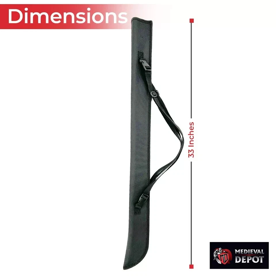 Katana Bokken Shinai Espada de Espuma Grande Nylon Estuche de Transporte Ajustable Total 33" Foto 2 de 4