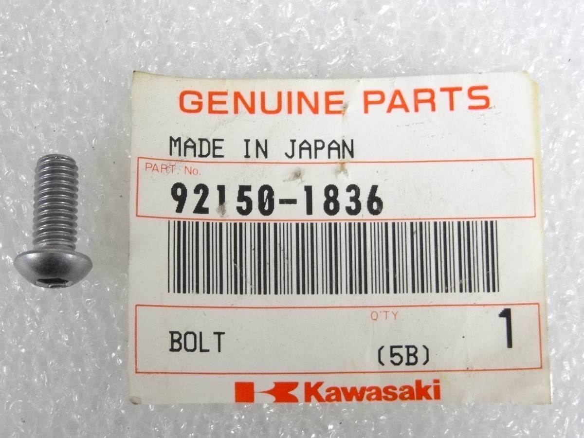 Kawasaki NOS NEW 92150-1836 Socket Bolt 6x14 EX VN ZR ZX EX300