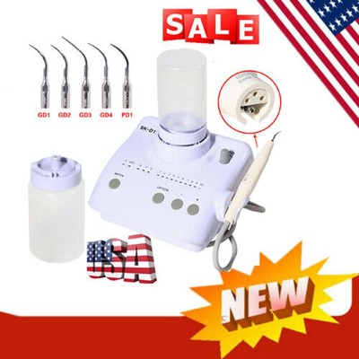 SKYSEA Dental Ultrasonic Piezo Scaler +1*Handpiece +2*Bottles fits SATELEC DTE